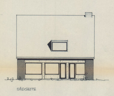Schnittbild_S�dseite Einfamilienhaus Goch