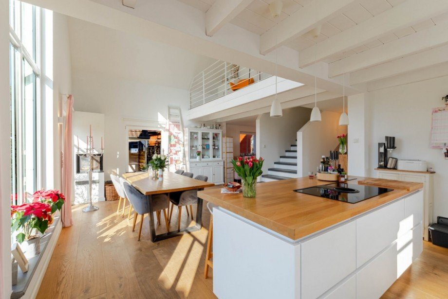 der Blick in den offenen Wohn- und Essbereich Einfamilienhaus Kevelaer