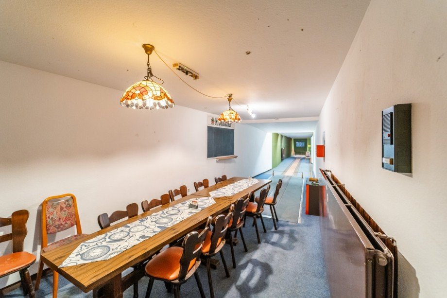 Kegelbahn unterhalb des Restaurants Gastronomie und Wohnung Goch