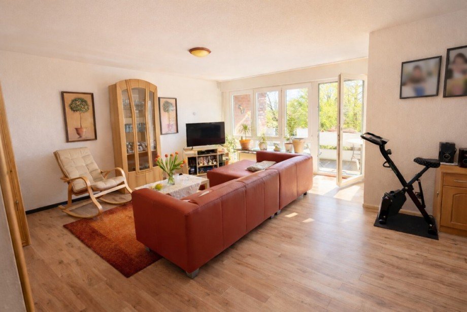 helles, gro�z�giges Wohnzimmer Etagenwohnung Kevelaer