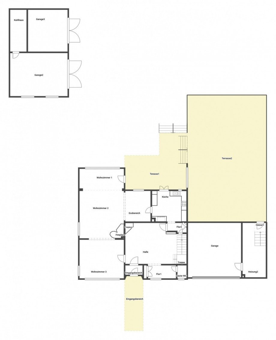 Haupthaus Erdgeschoss Villa Kamp-Lintfort