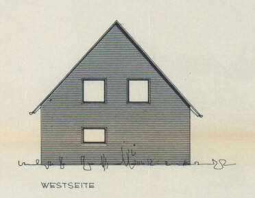 Schnittbild_Westseite Einfamilienhaus Goch