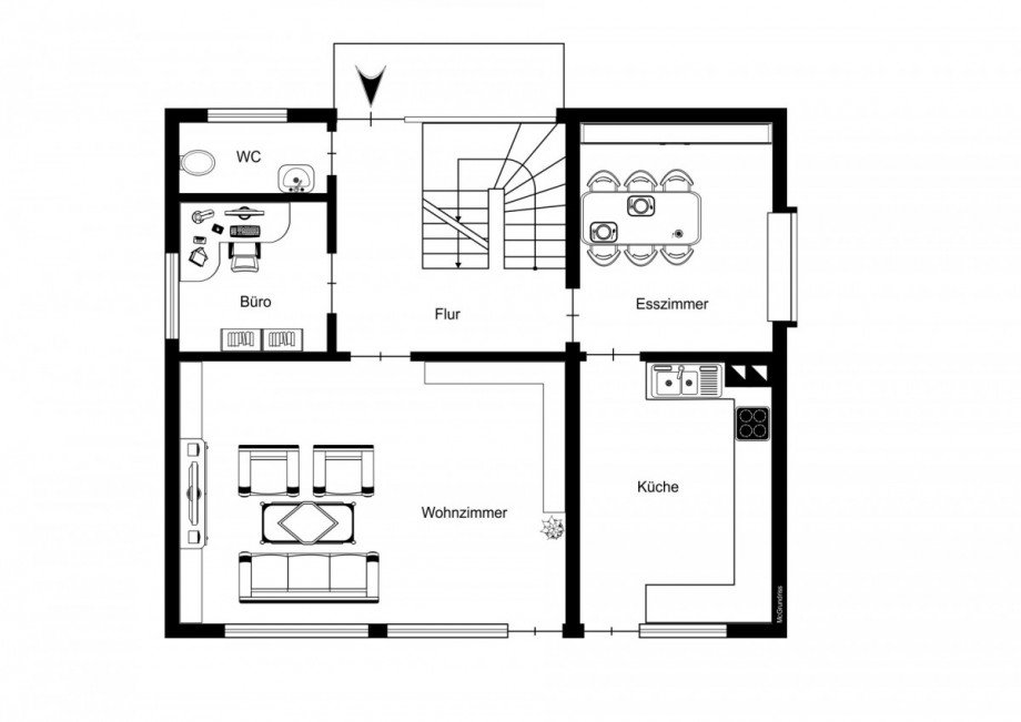 Erdgeschoss Einfamilienhaus Goch