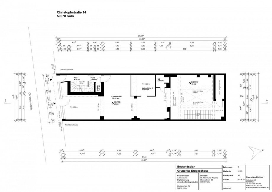 Erdgeschoss Haus K�ln