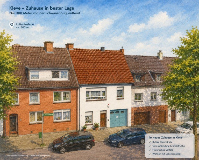 Hauptbild: Wohnen im Herzen von Kleve - nur 300 Meter von der Schwanenburg entfernt