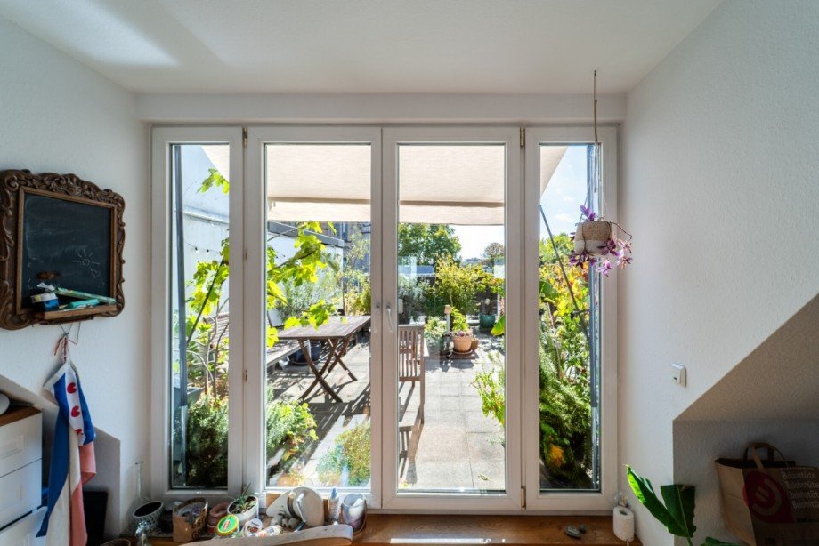 Zugang zur Dachterrasse Haus K�ln