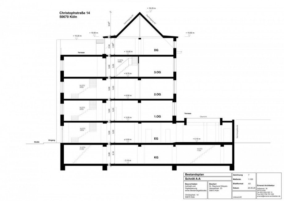 Schnittbilder Haus K�ln