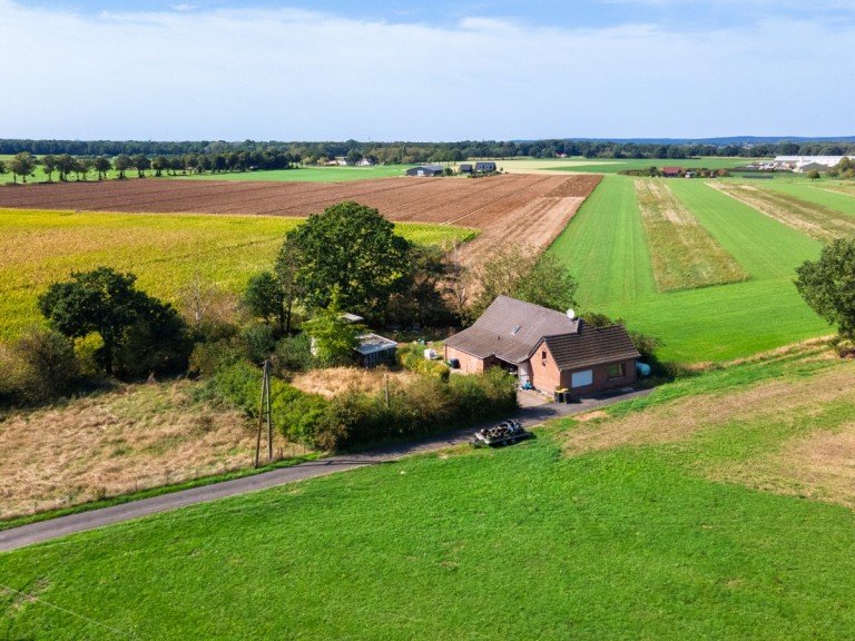 Hauptbild: Katstelle in Alleinlage: Zwischen Feldern und Wiesen in Goch-Hommersum an der NL-Grenze