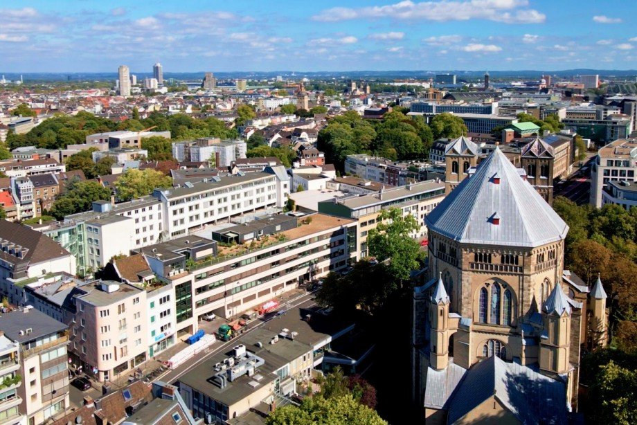 Luftaufnahme der Region Haus K�ln