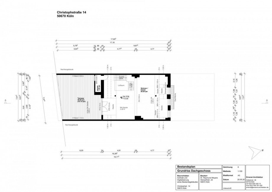 Dachgeschoss Haus K�ln
