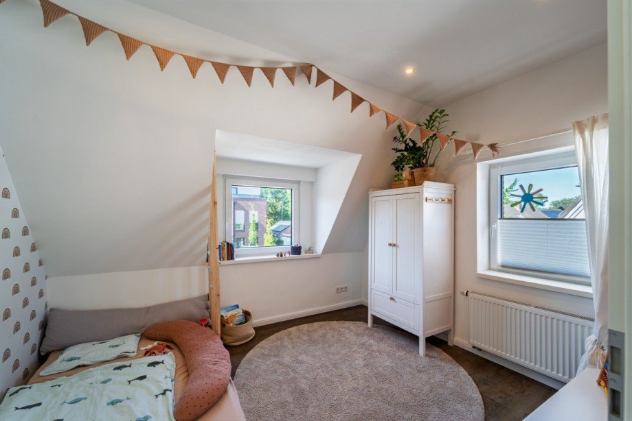 Eines der Kinderzimmer Doppelhaush�lfte Goch