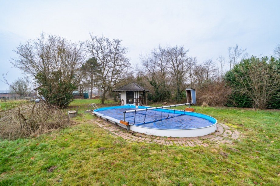 eingelassener Pool Einfamilienhaus Weeze