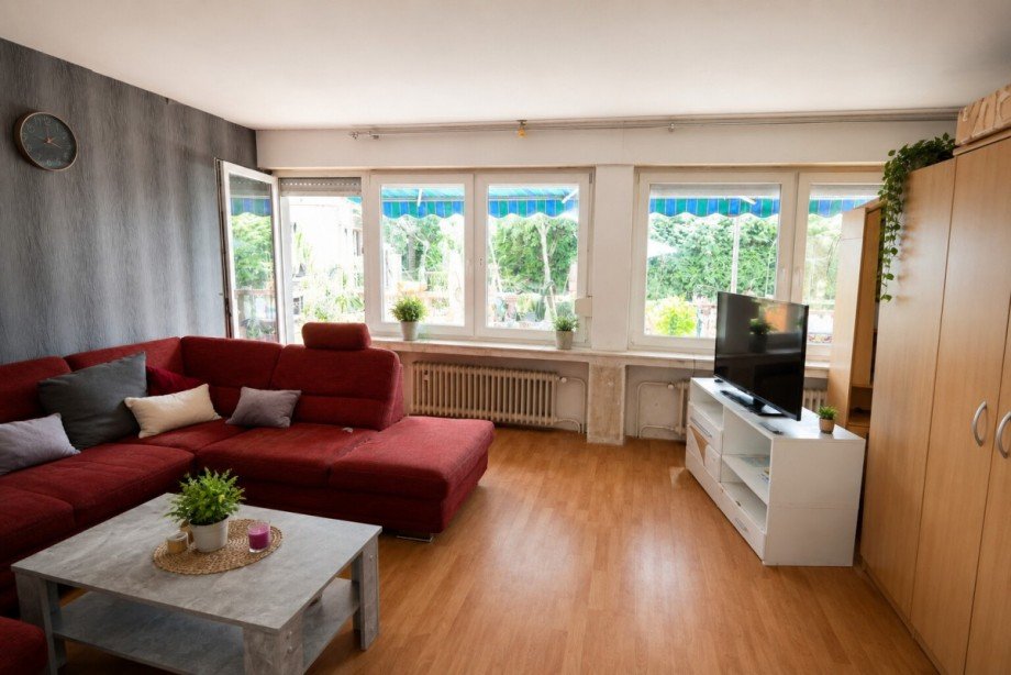 Wohnzimmer_Teilst�ck Einfamilienhaus Goch