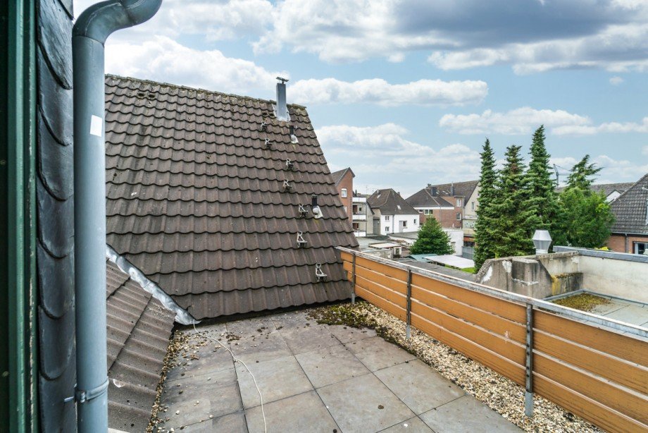 exemplarisch: Balkon einer Mietwohnung Gastronomie und Wohnung Goch