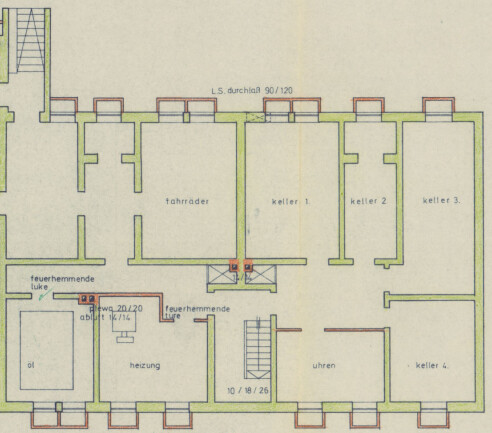 Grundriss_Kellergeschoss Etagenwohnung Goch