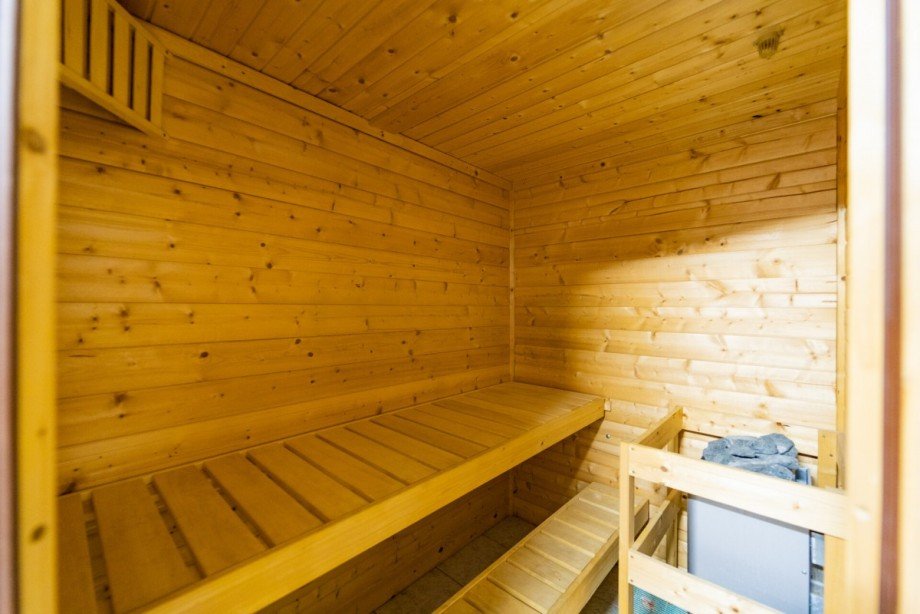 Sauna im Keller Villa Kamp-Lintfort
